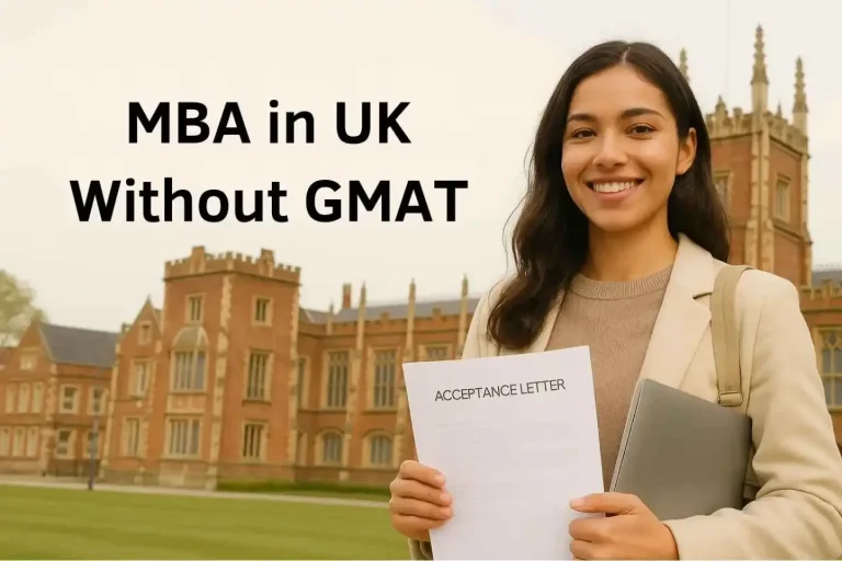 MBA in UK Without GMAT