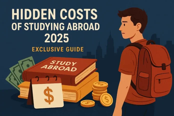 Hidden Costs of studying abroad 2025-Exclusive Guide