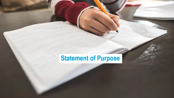 Statement of Purpose (SOP)