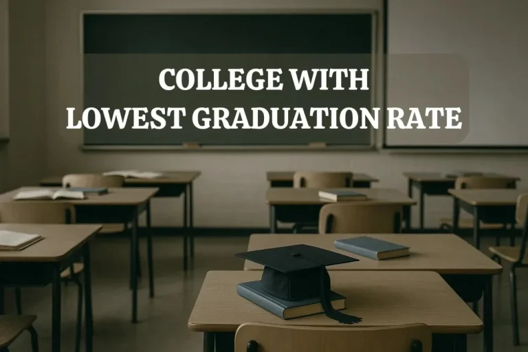college with lowest graduation rate