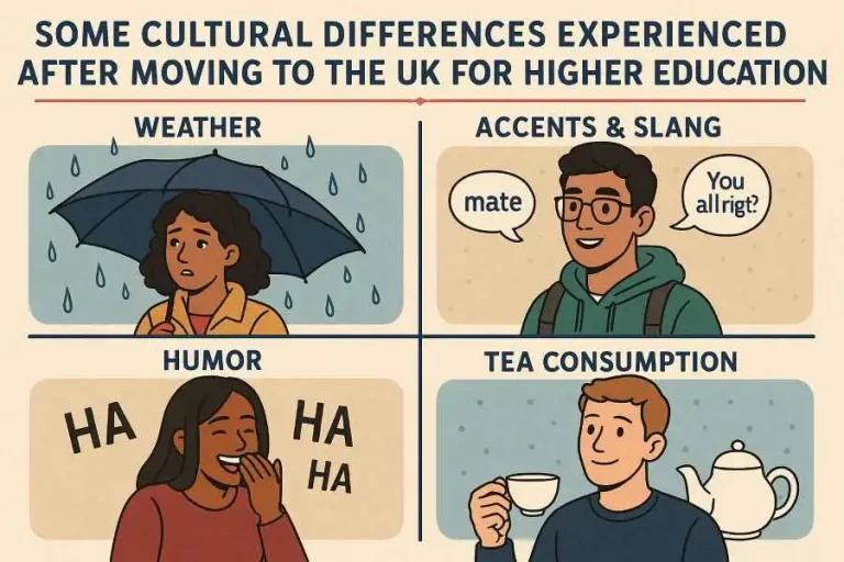 Some Cultural Differences Experienced After Moving to the UK for Higher Education
