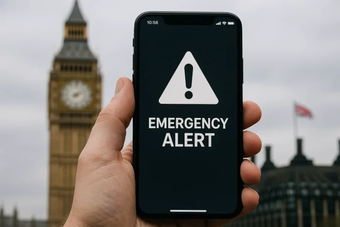 Phone Emergency Alert to be Sent