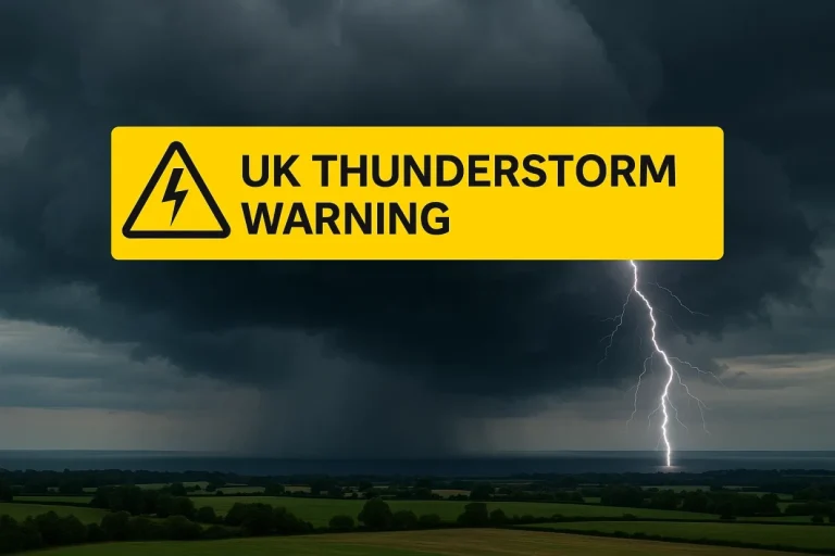 UK Thunderstorm Warning - 10 Things Students Should Avoid Doing Outdoors