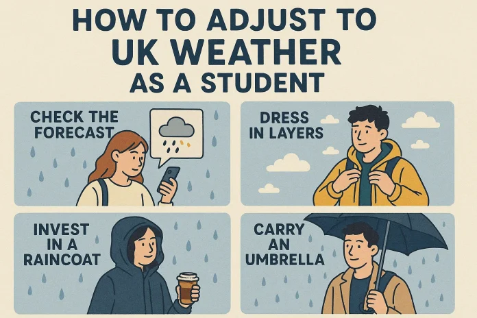 adjust to uk weather as a student
