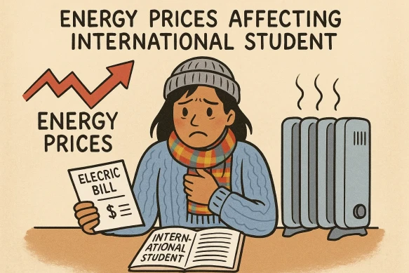 energy prices affecting international students