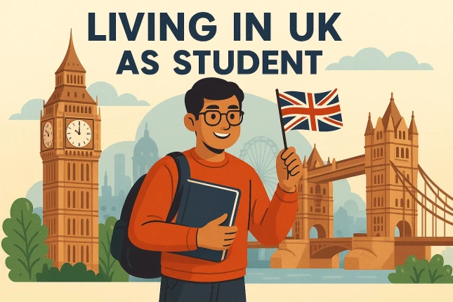 living in uk as a student