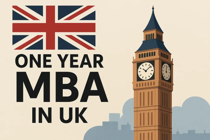 one year MBA in UK